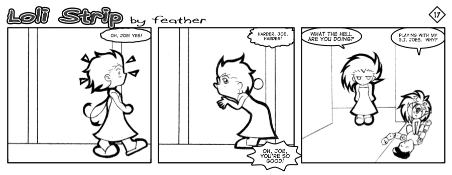 Loli Strip porn comic picture 17