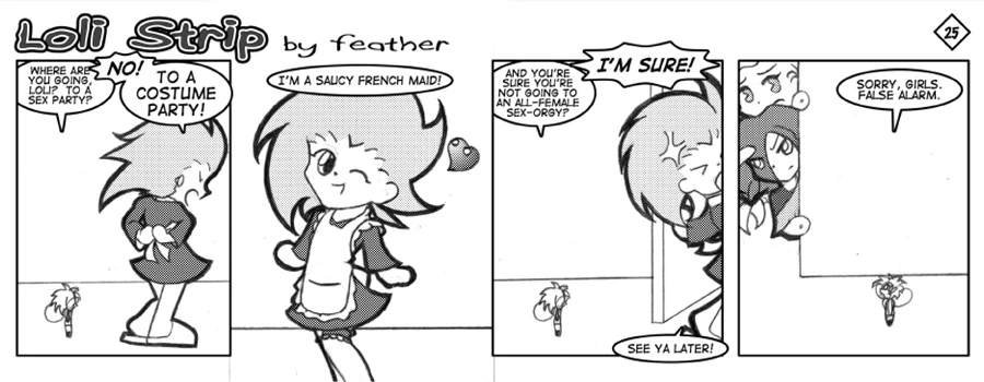 Loli Strip porn comic picture 25