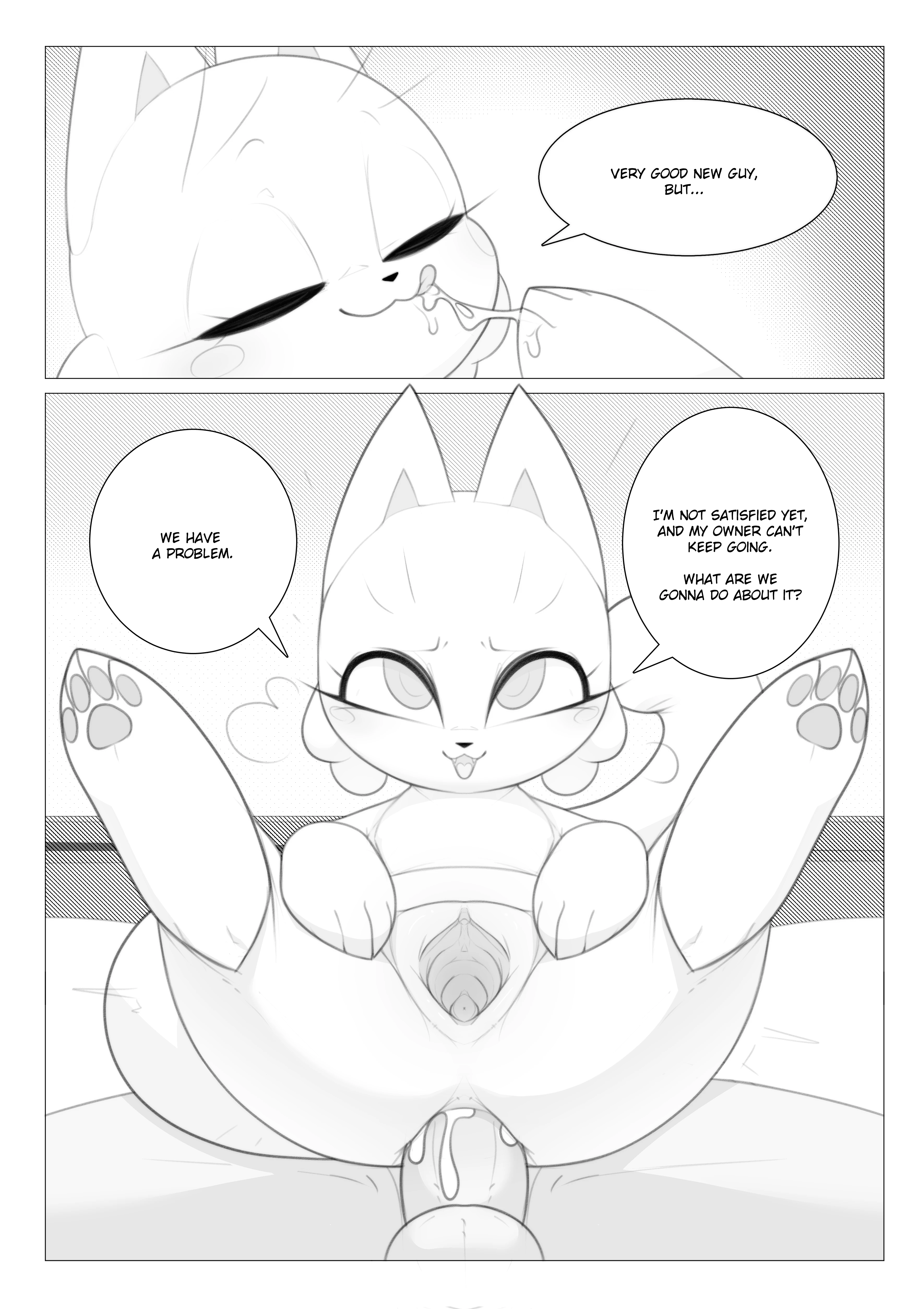 Lotion Cat 3 porn comic picture 10