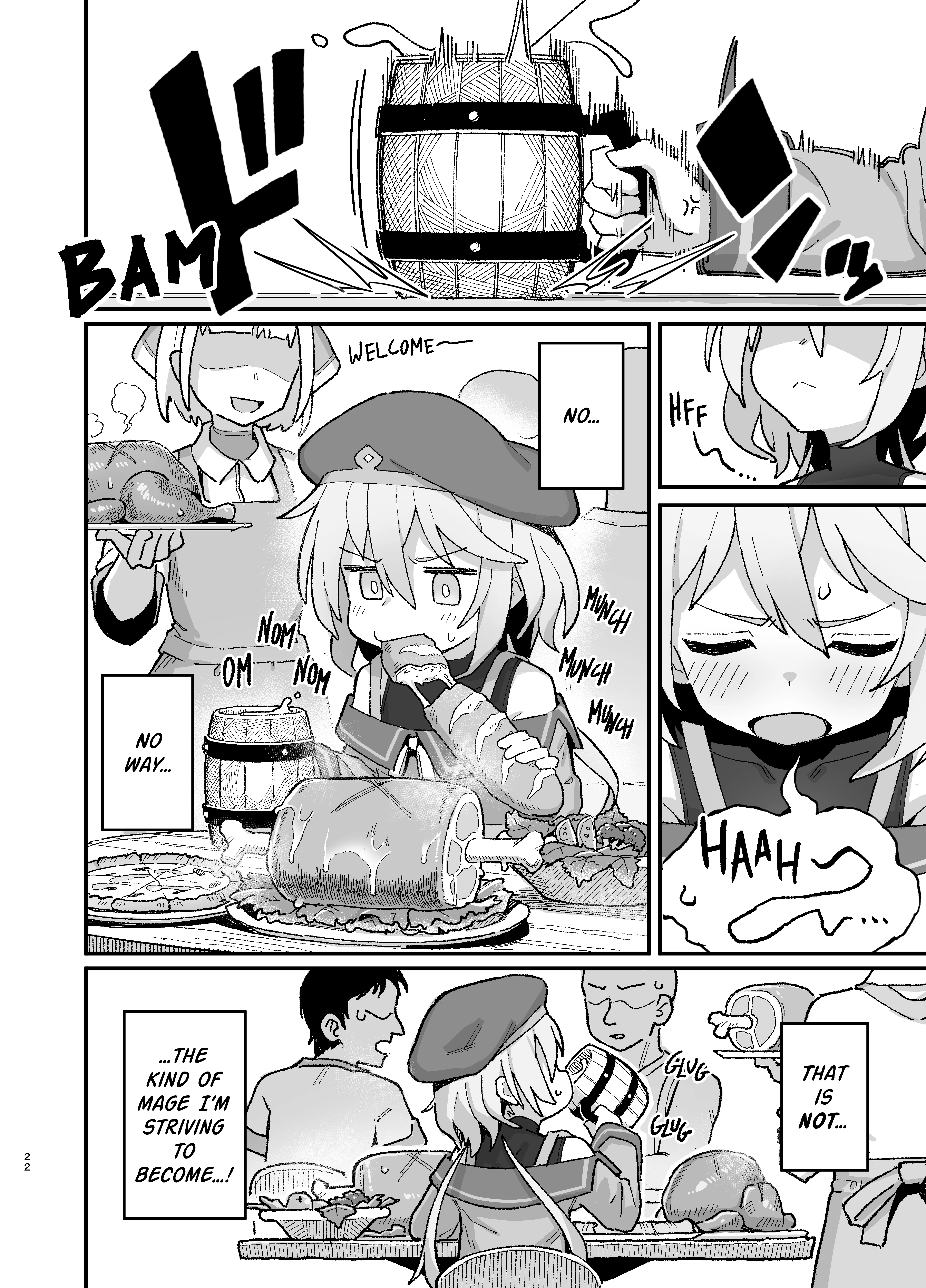 Low Level Mage Corrupted by a Lewd Crest porn comic picture 20