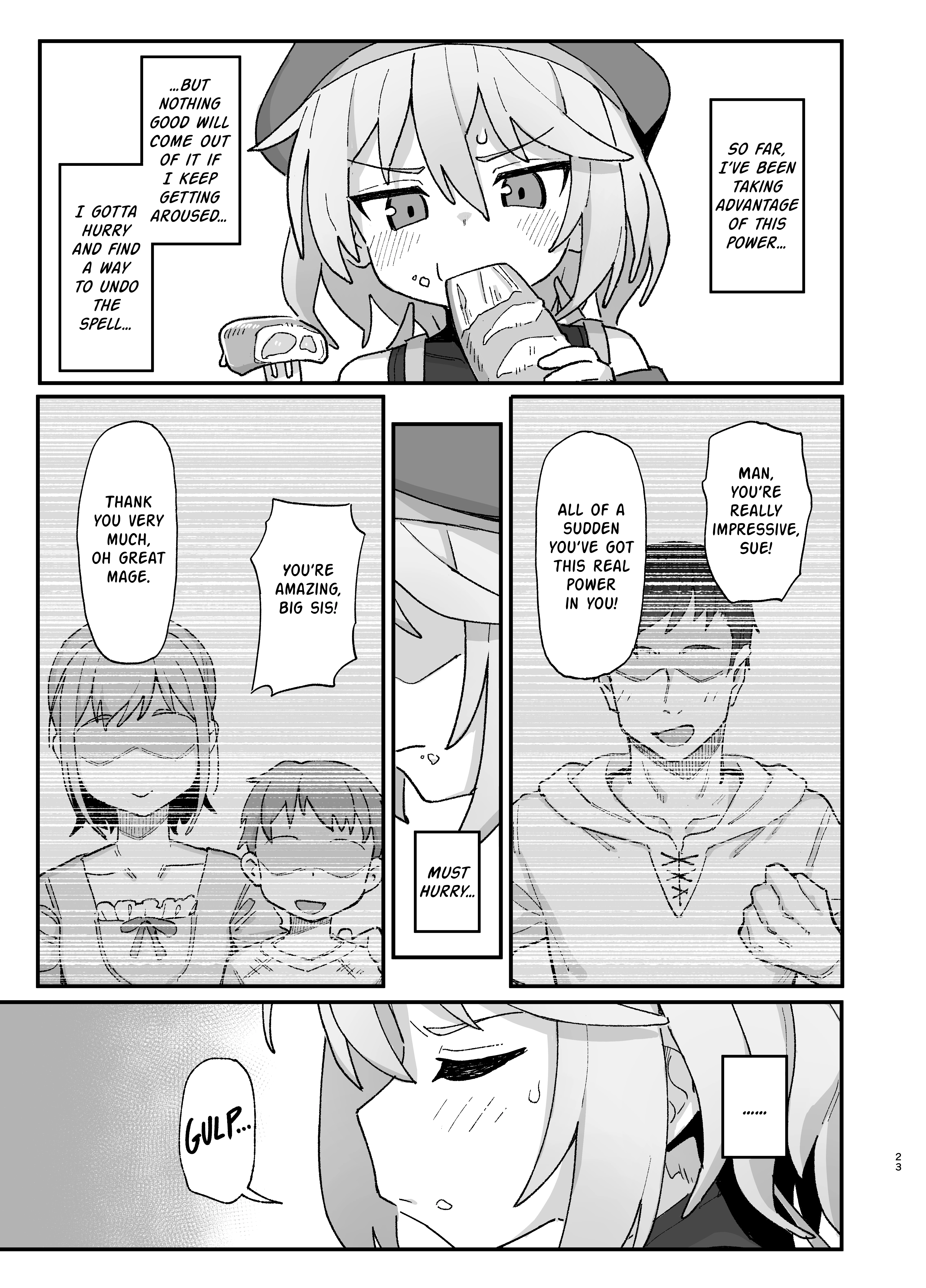 Low Level Mage Corrupted by a Lewd Crest porn comic picture 21