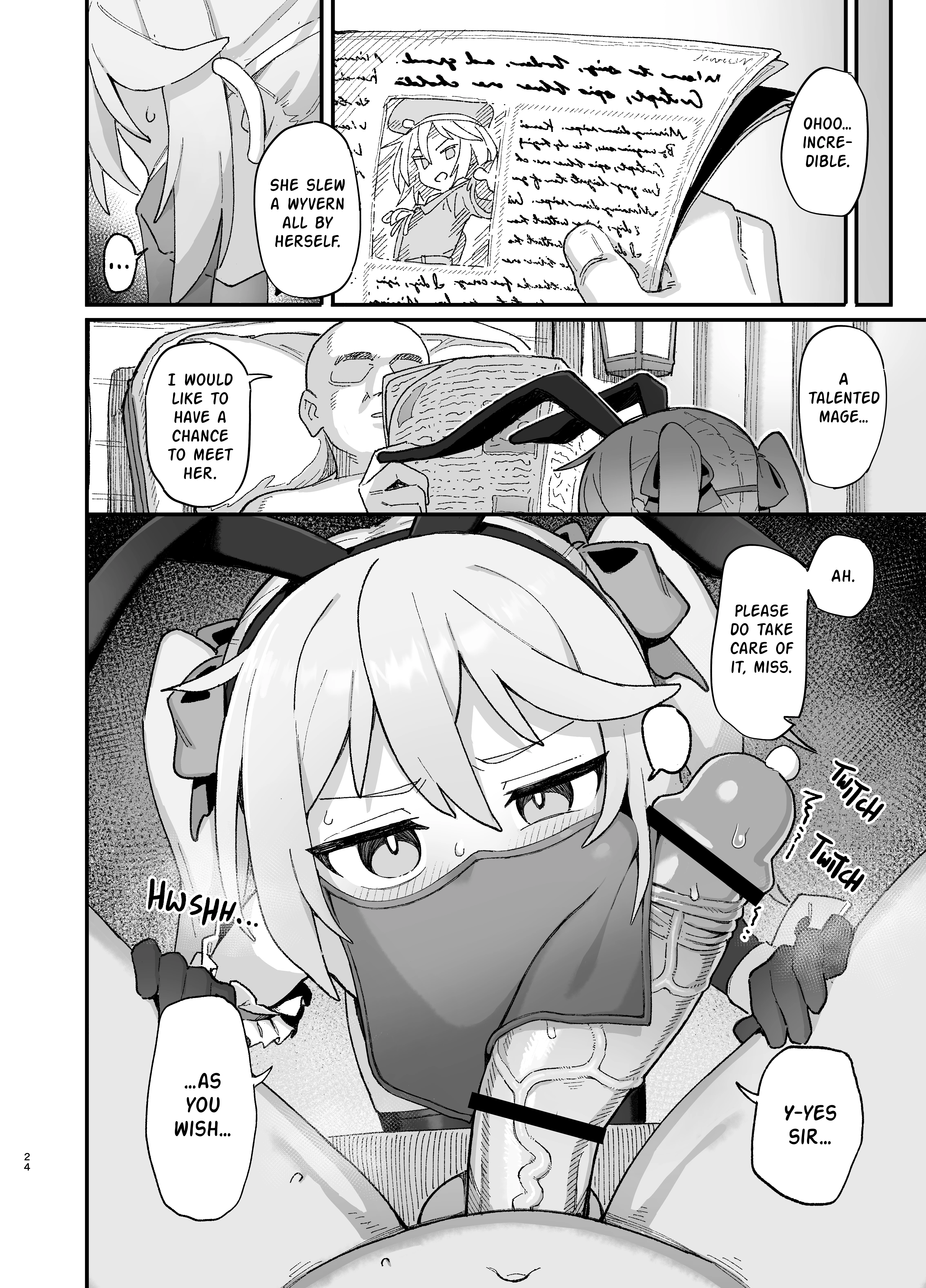 Low Level Mage Corrupted by a Lewd Crest porn comic picture 22