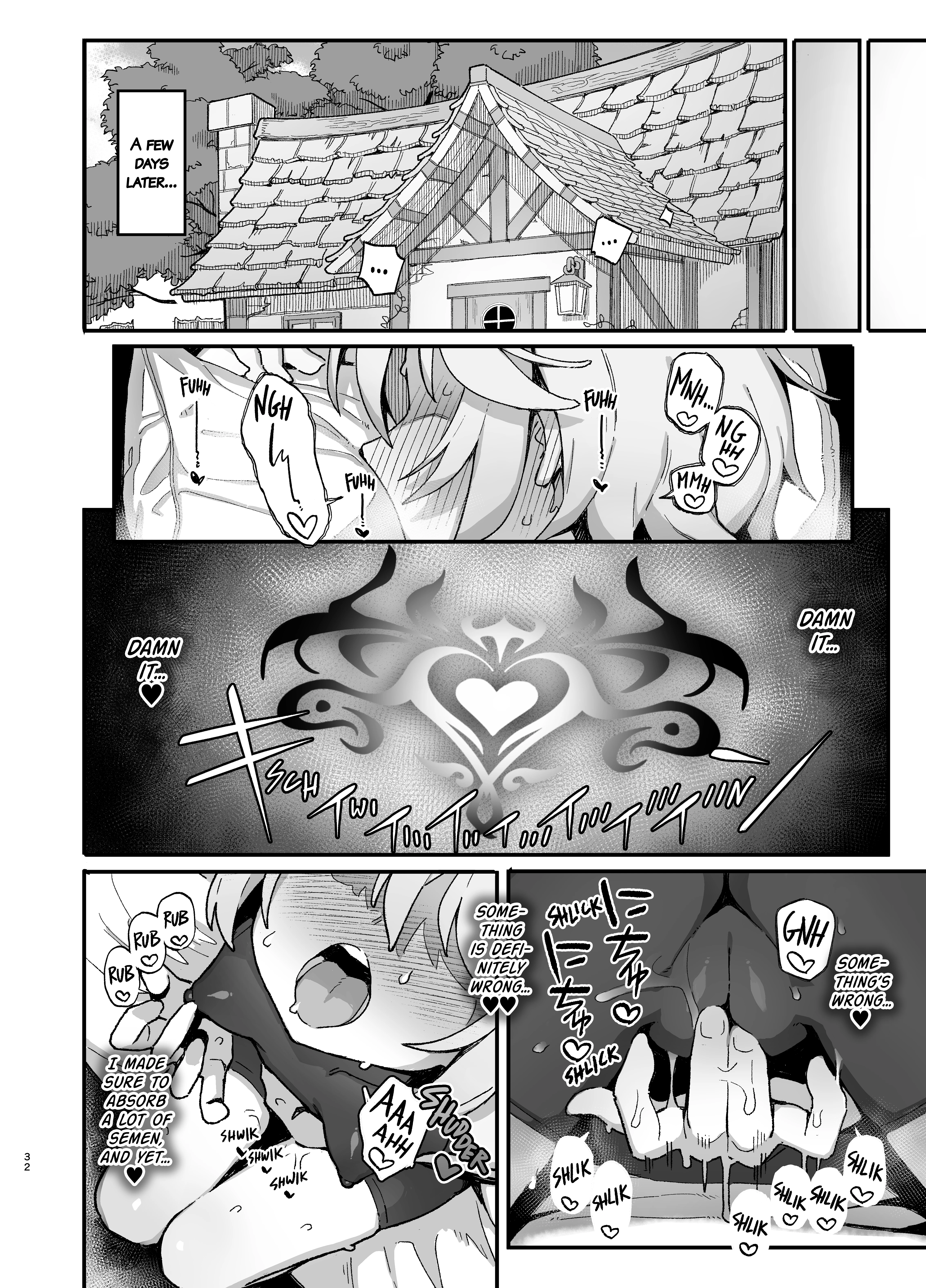 Low Level Mage Corrupted by a Lewd Crest porn comic picture 30
