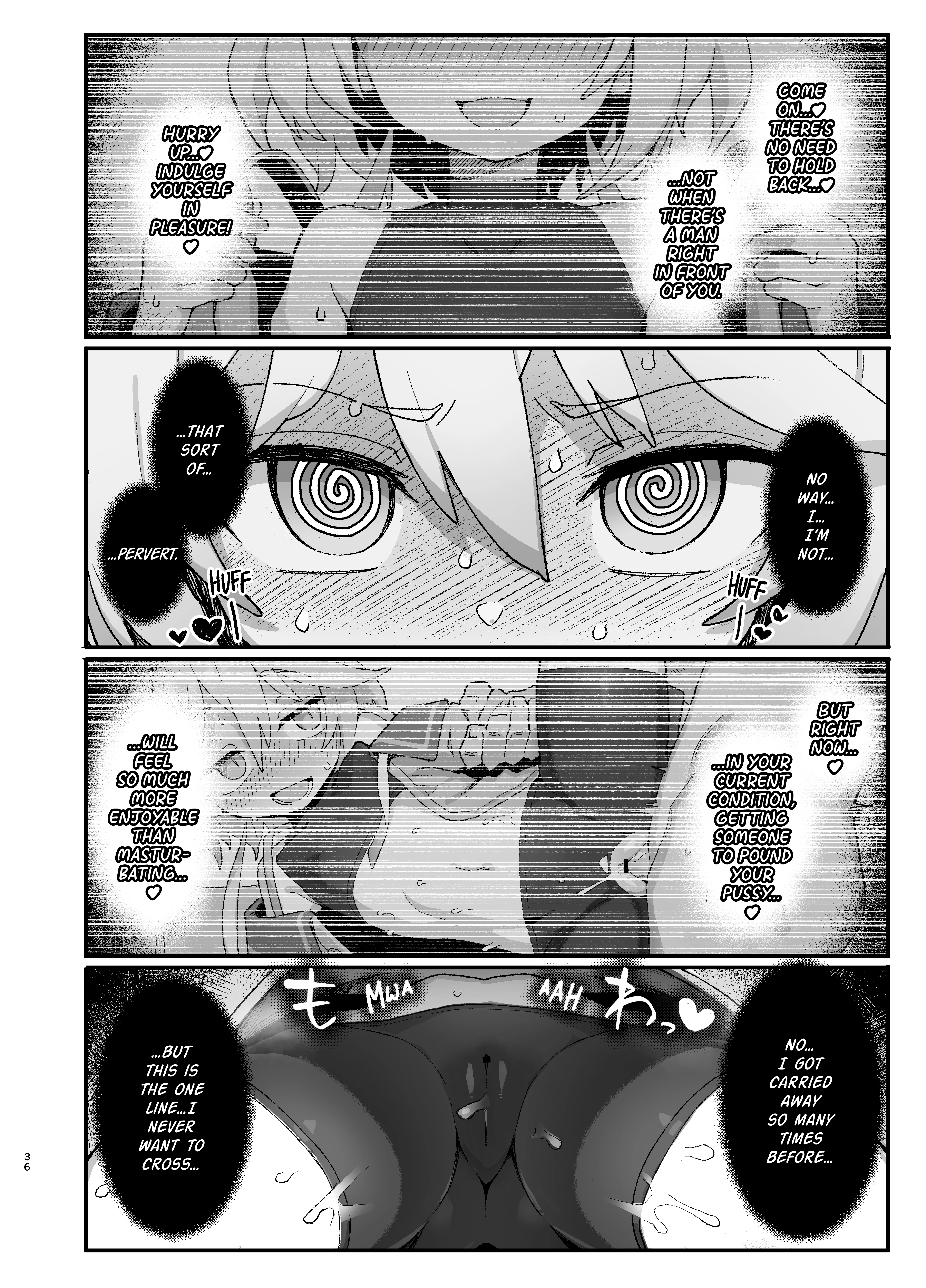 Low Level Mage Corrupted by a Lewd Crest porn comic picture 34