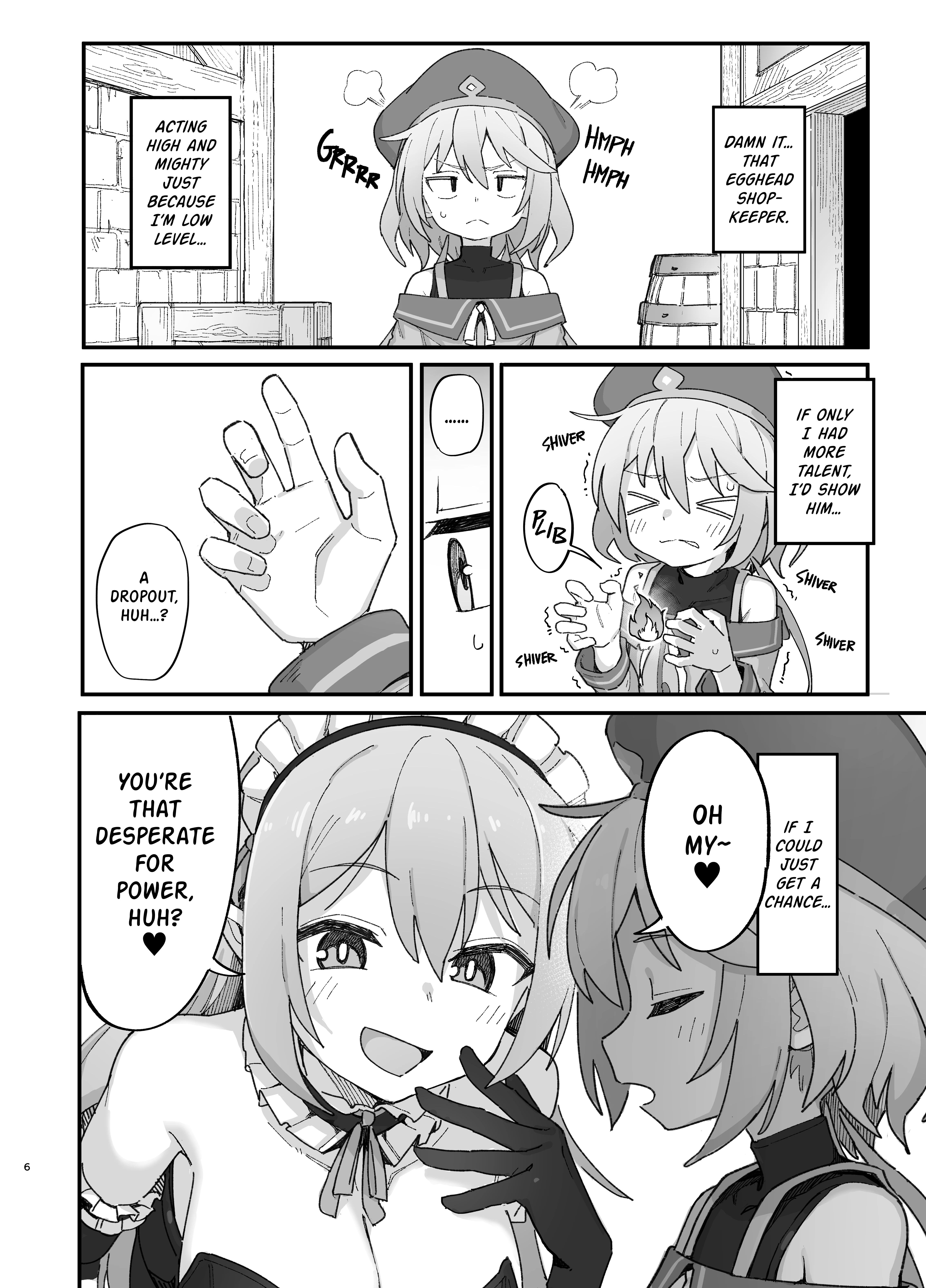 Low Level Mage Corrupted by a Lewd Crest porn comic picture 4