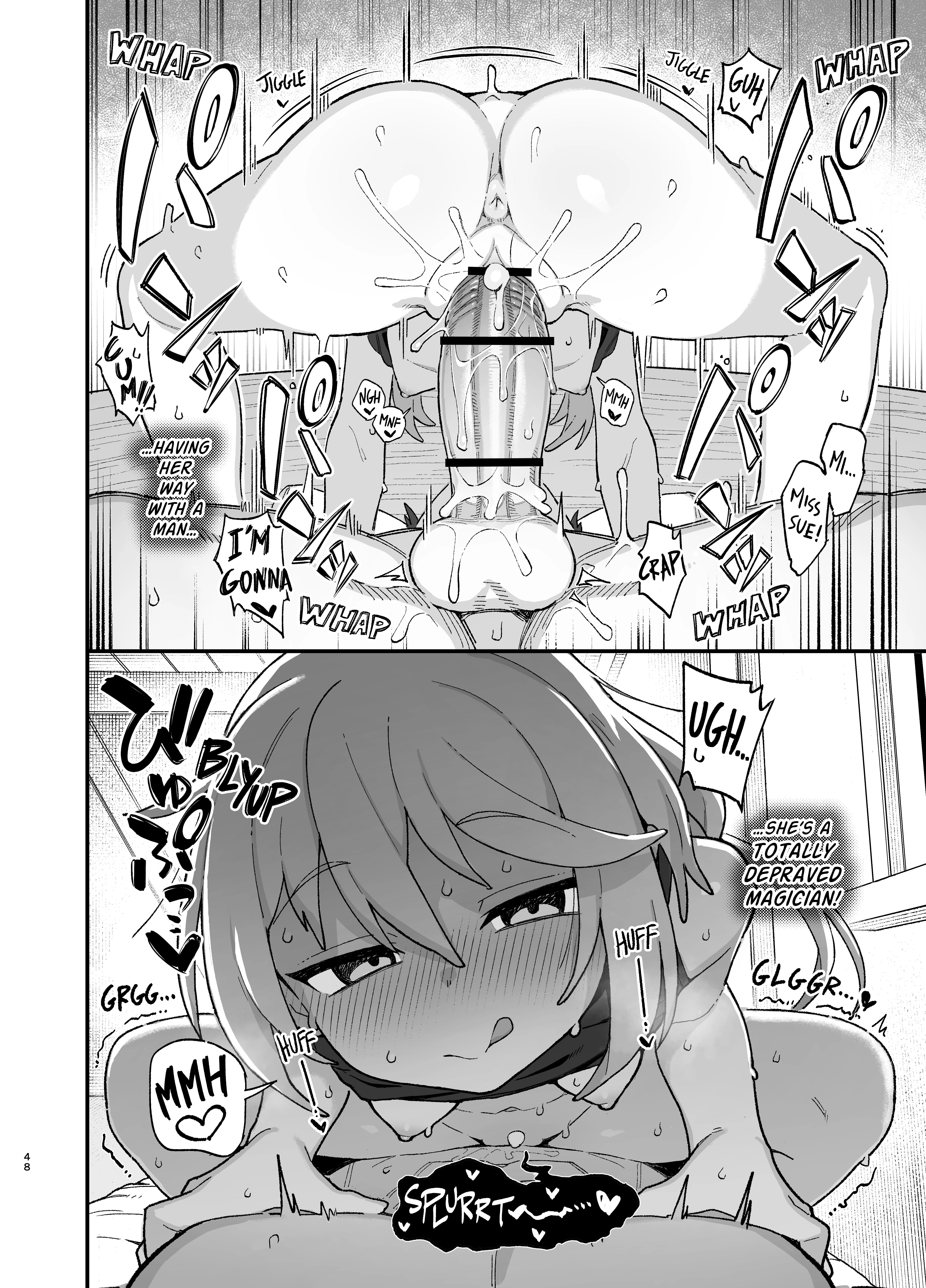 Low Level Mage Corrupted by a Lewd Crest porn comic picture 46
