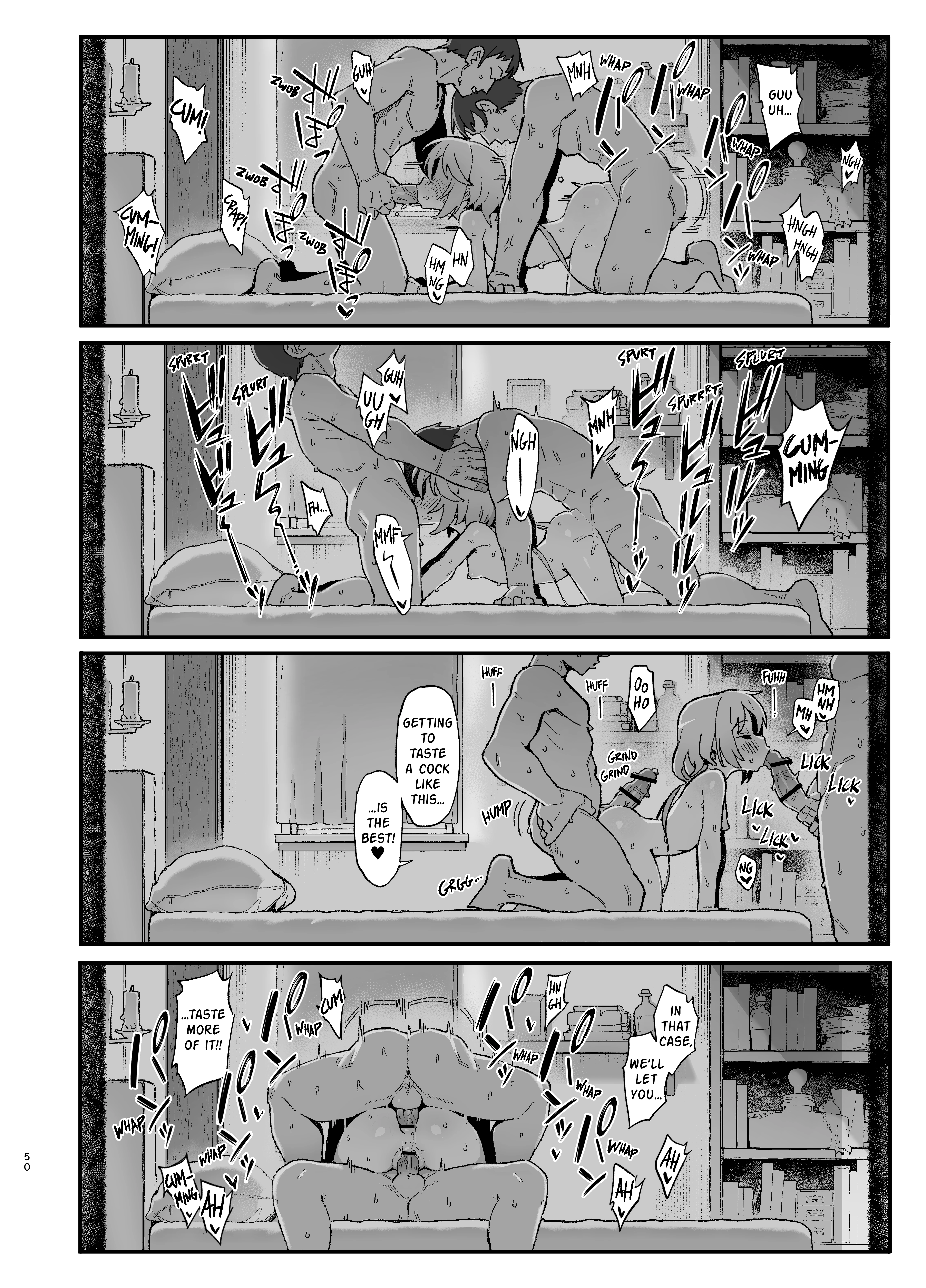 Low Level Mage Corrupted by a Lewd Crest porn comic picture 48