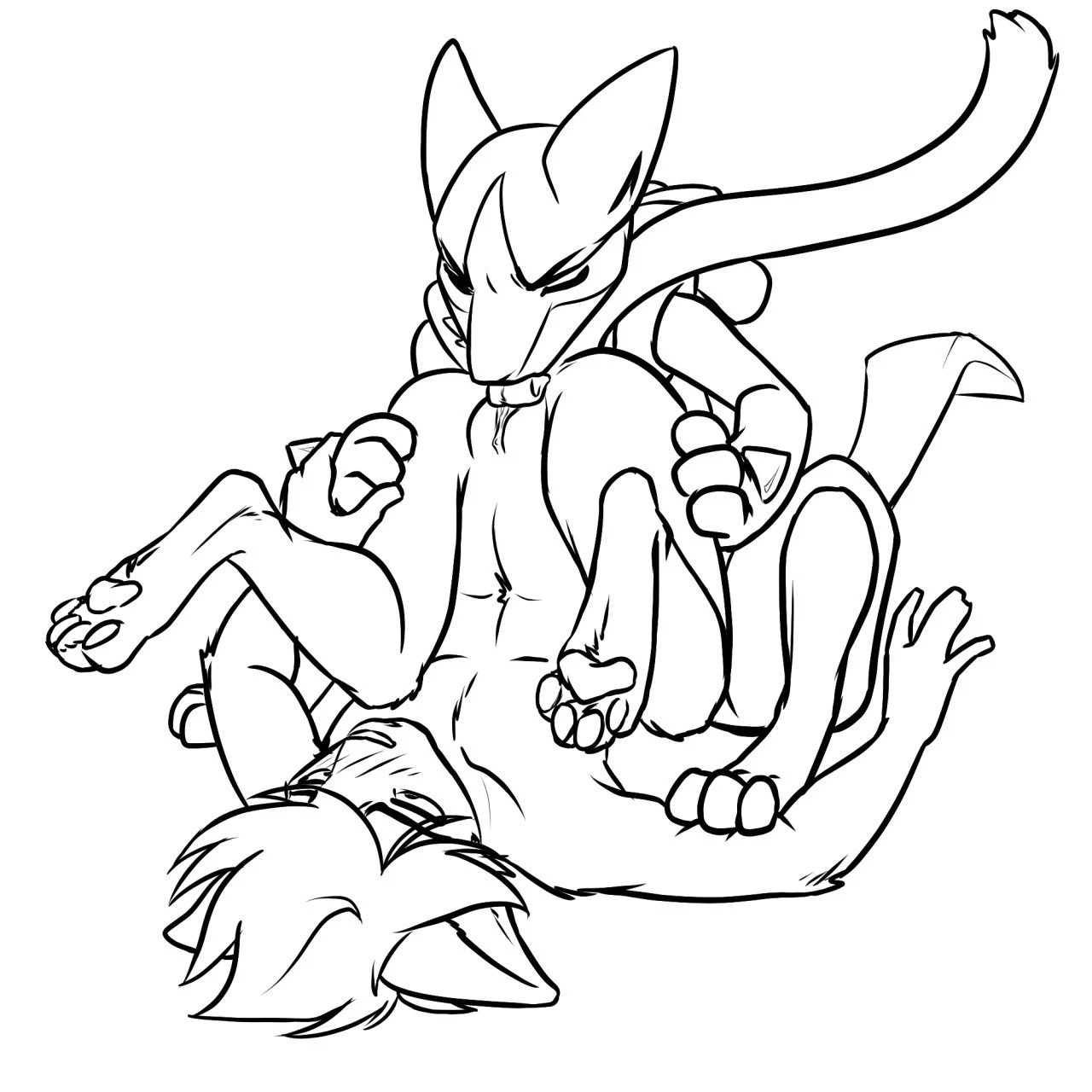 Lucario Learned a New Move porn comic picture 3