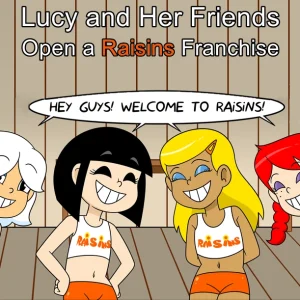 Lucy and Her Friends Open a Raisins Franchise porn comic picture 1