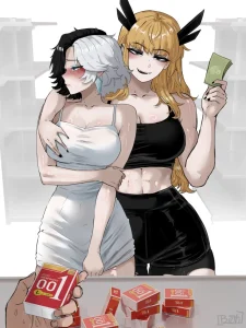 Luna X Magik porn comic picture 1
