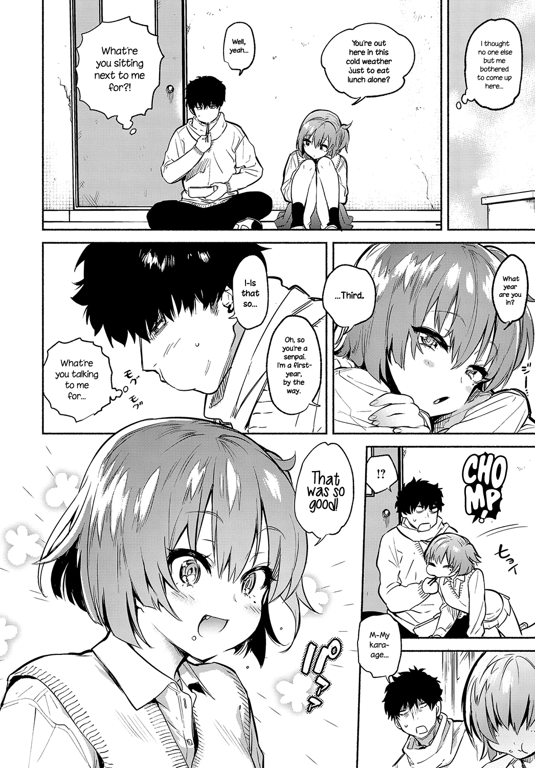 Lunch Time no Kouhai porn comic picture 2