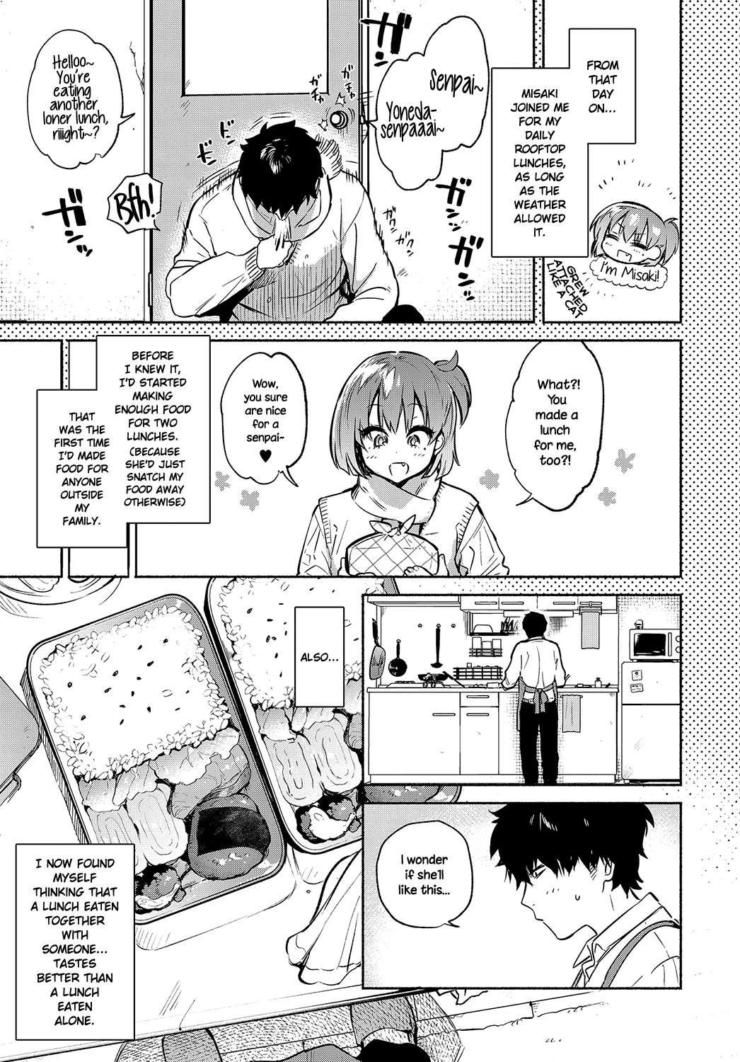 Lunch Time no Kouhai porn comic picture 3