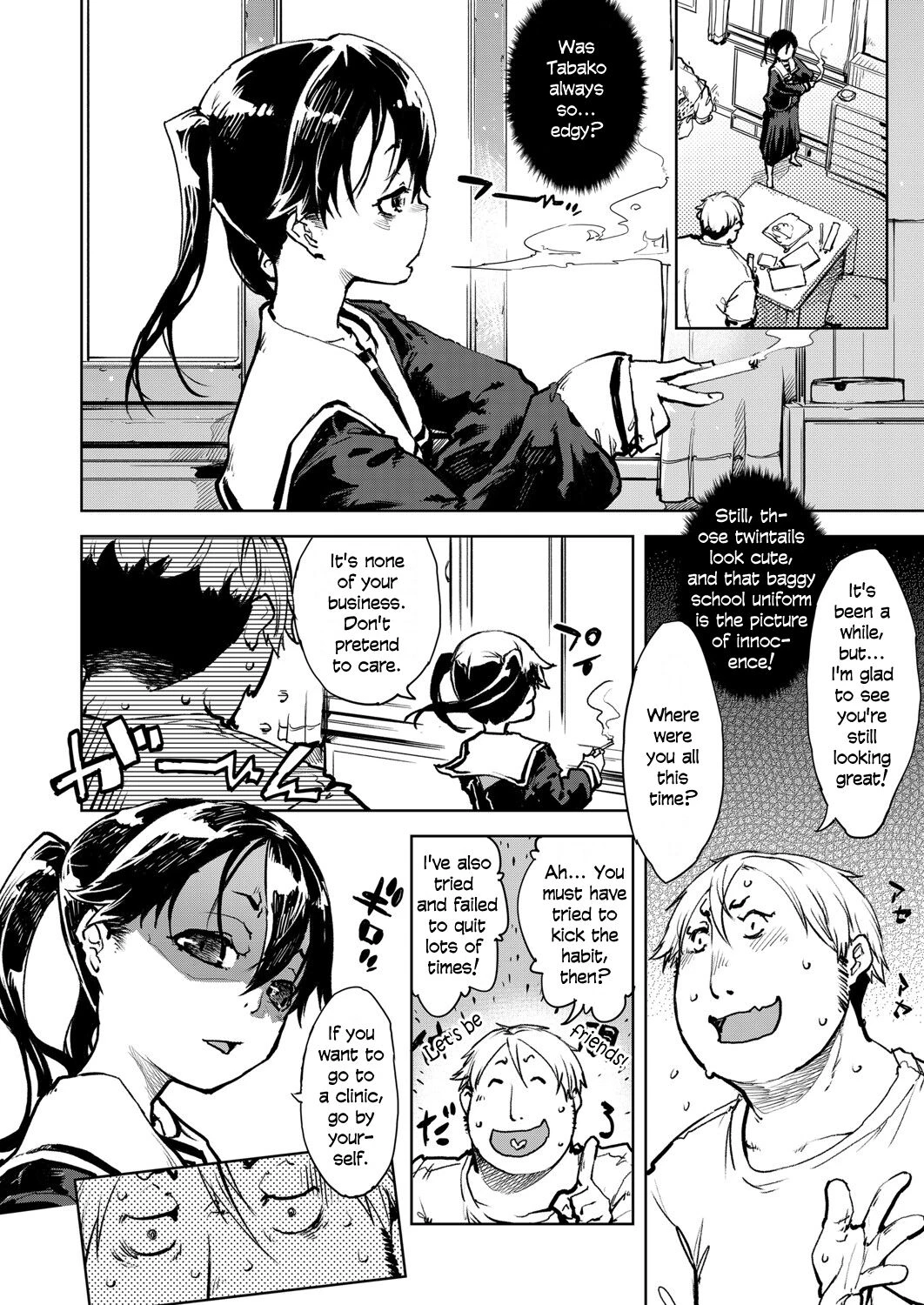 Madogiwa no Tabako-san Tabako-san on the window porn comic picture 27