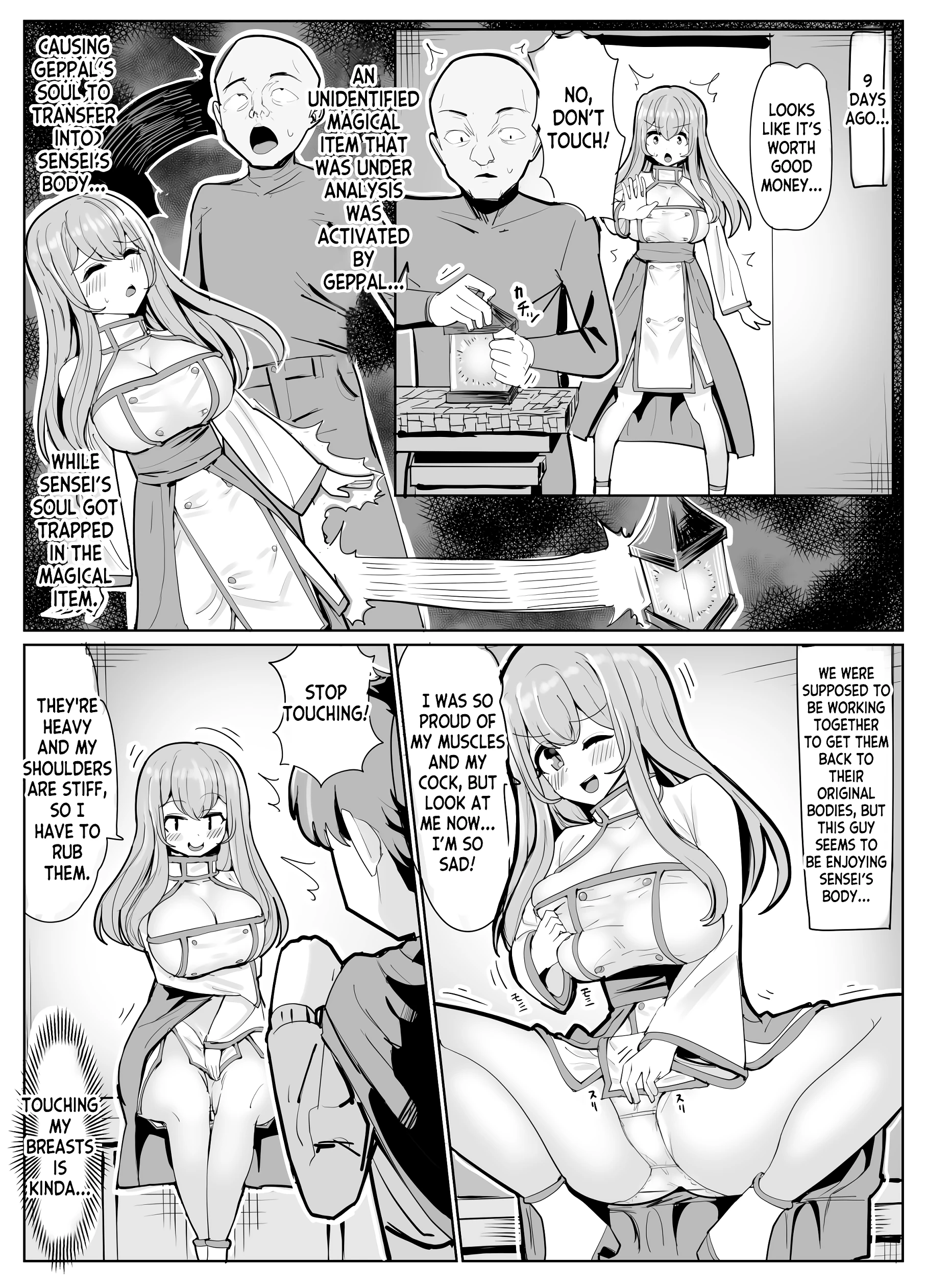 Mage Teacher Possession Manga porn comic picture 2