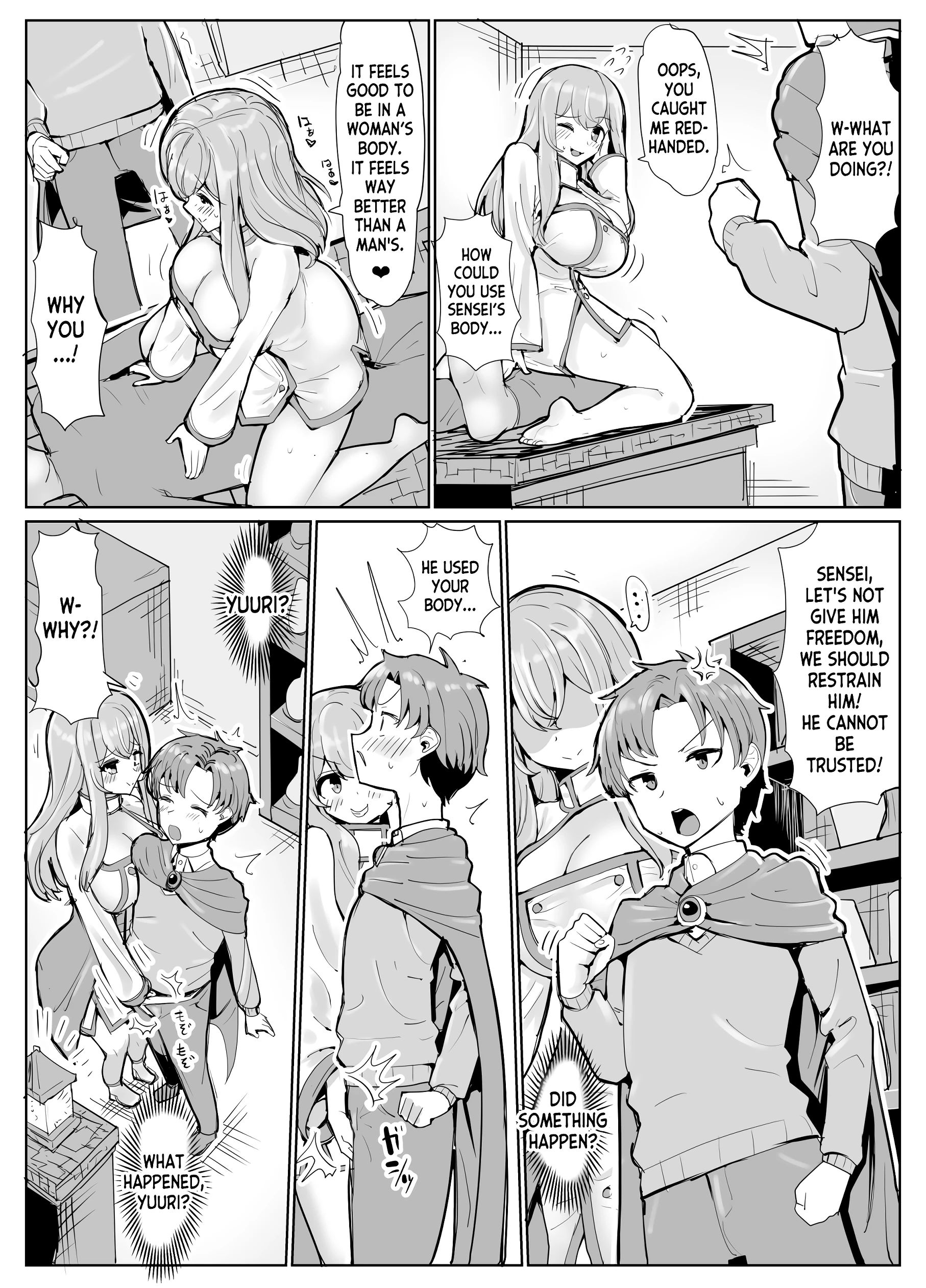 Mage Teacher Possession Manga porn comic picture 4
