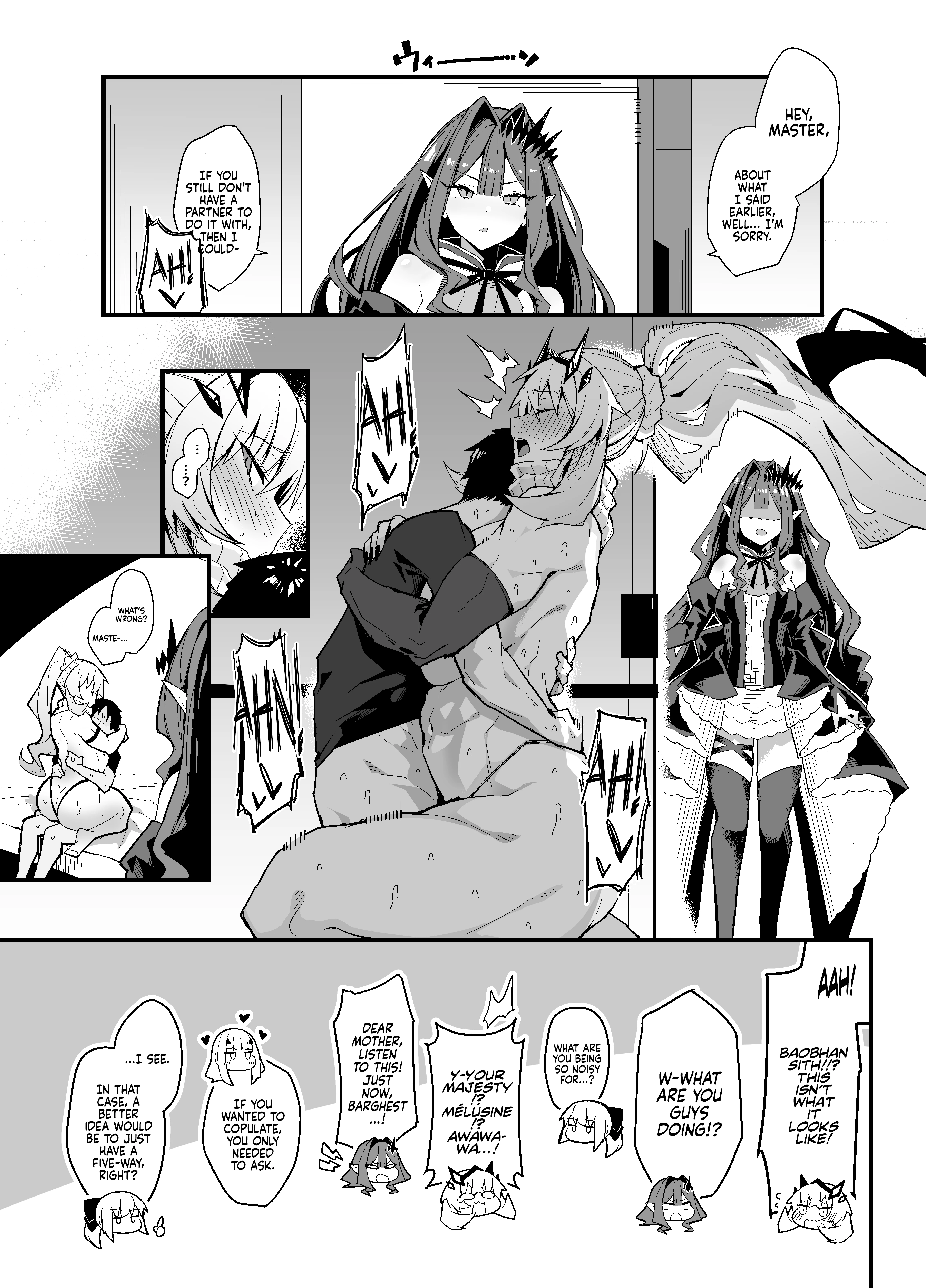 Making out with Bageko Until Morning porn comic picture 6