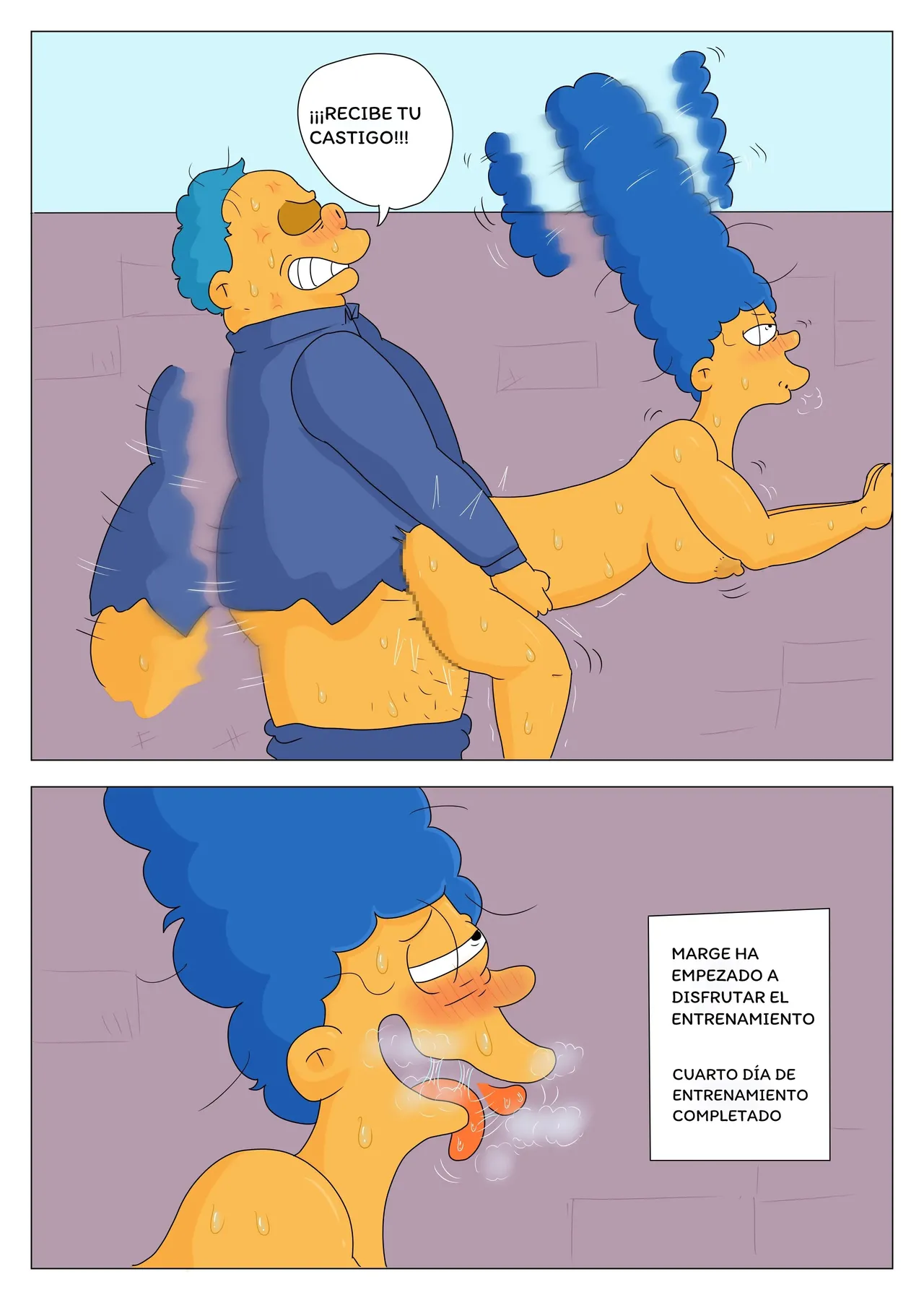 Marge Police porn comic picture 20