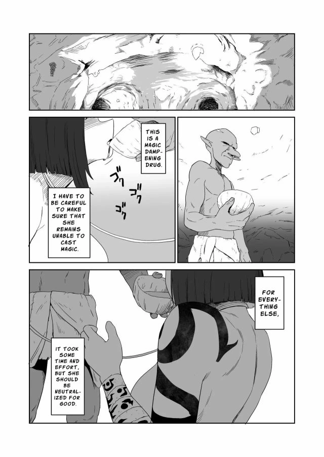 Masochist Knightess Seeking To Be Fucked By Smallfry Gets Goblin-Ganked porn comic picture 107