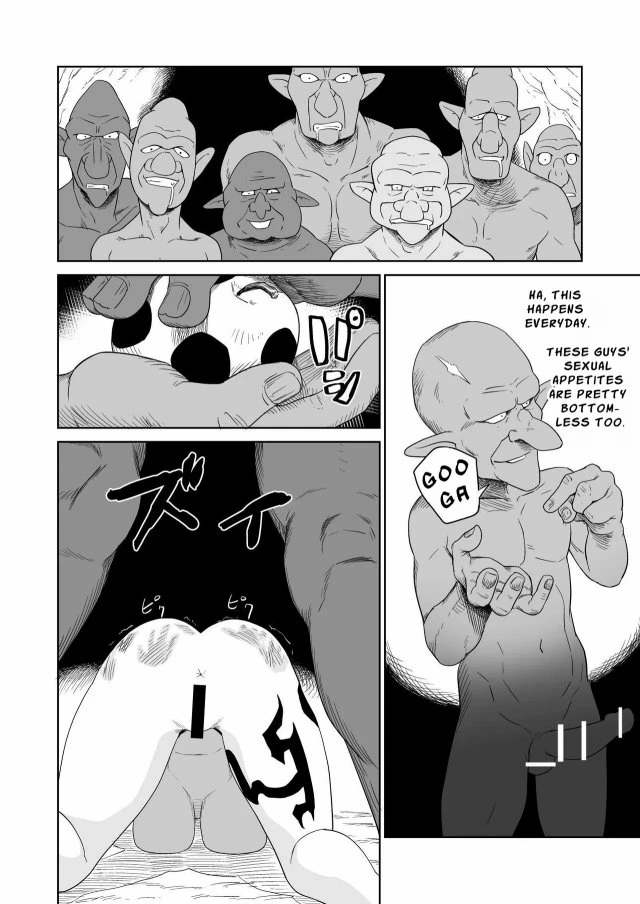 Masochist Knightess Seeking To Be Fucked By Smallfry Gets Goblin-Ganked porn comic picture 117