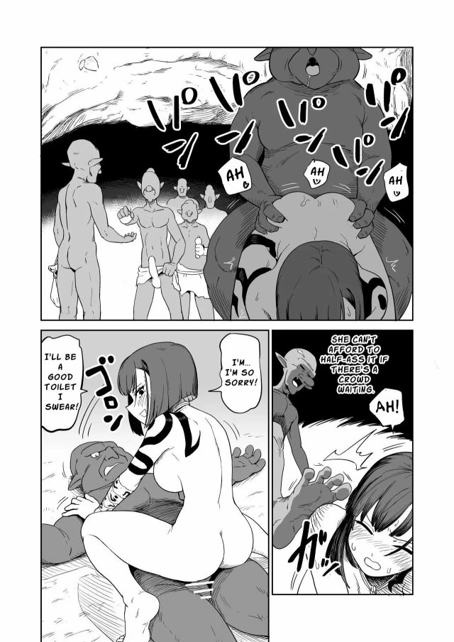 Masochist Knightess Seeking To Be Fucked By Smallfry Gets Goblin-Ganked porn comic picture 119