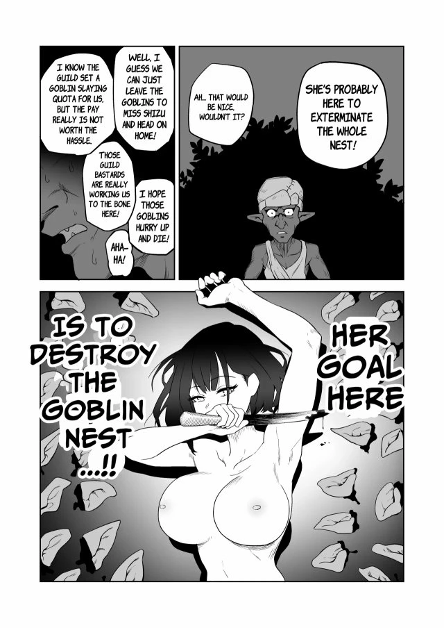 Masochist Knightess Seeking To Be Fucked By Smallfry Gets Goblin-Ganked porn comic picture 12