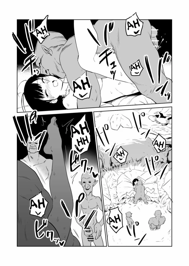 Masochist Knightess Seeking To Be Fucked By Smallfry Gets Goblin-Ganked porn comic picture 26