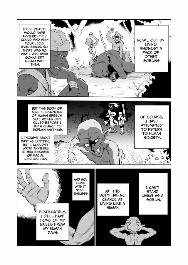 Masochist Knightess Seeking To Be Fucked By Smallfry Gets Goblin-Ganked porn comic picture 3