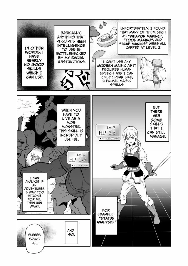 Masochist Knightess Seeking To Be Fucked By Smallfry Gets Goblin-Ganked porn comic picture 4
