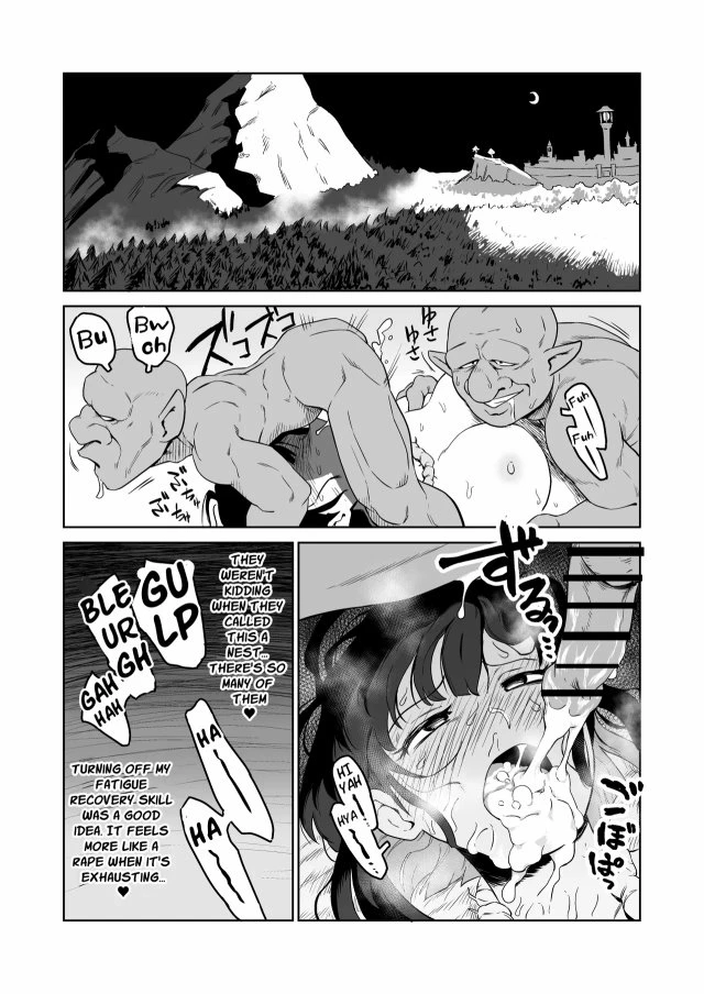 Masochist Knightess Seeking To Be Fucked By Smallfry Gets Goblin-Ganked porn comic picture 44
