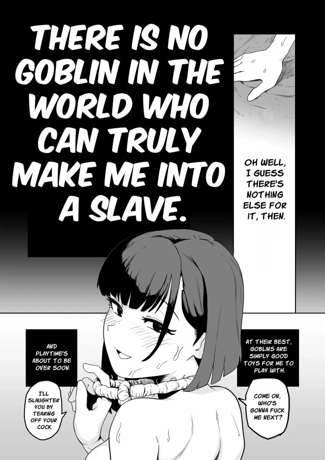 Masochist Knightess Seeking To Be Fucked By Smallfry Gets Goblin-Ganked porn comic picture 47