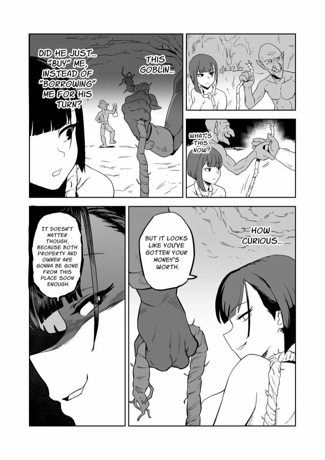 Masochist Knightess Seeking To Be Fucked By Smallfry Gets Goblin-Ganked porn comic picture 54
