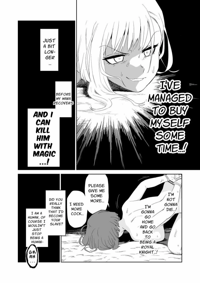 Masochist Knightess Seeking To Be Fucked By Smallfry Gets Goblin-Ganked porn comic picture 82