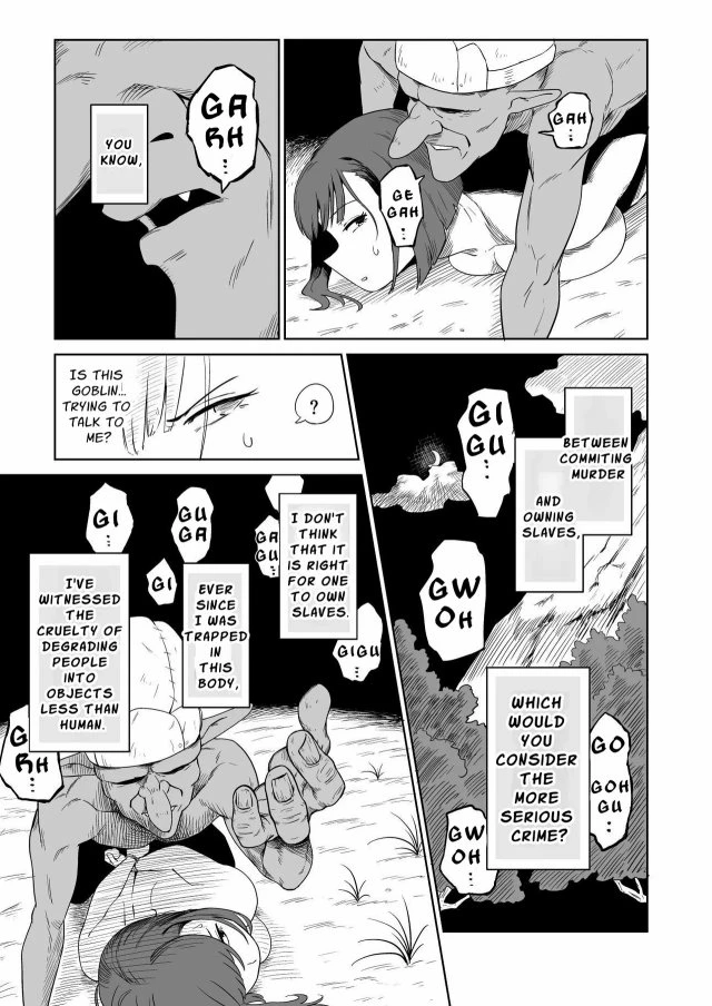 Masochist Knightess Seeking To Be Fucked By Smallfry Gets Goblin-Ganked porn comic picture 83