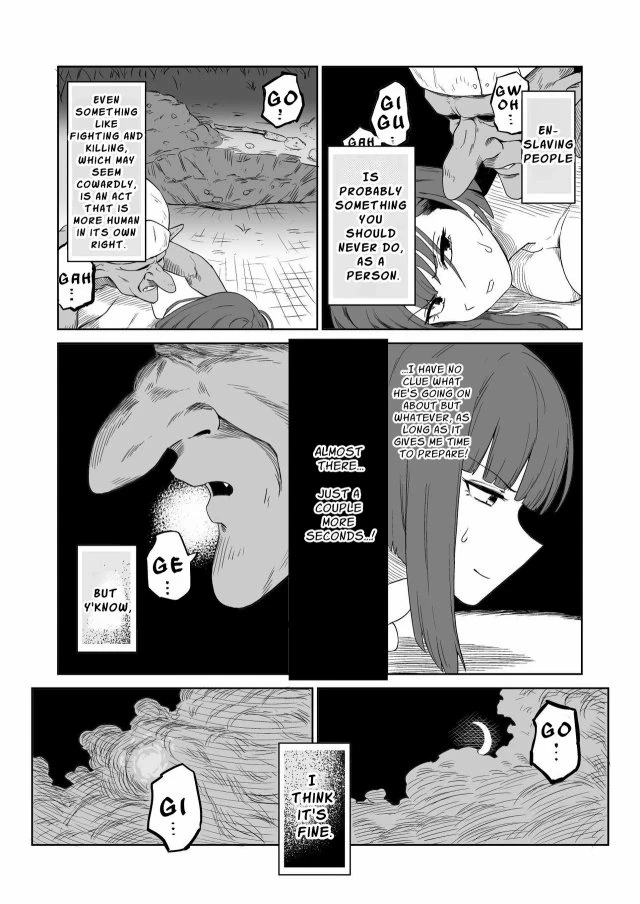 Masochist Knightess Seeking To Be Fucked By Smallfry Gets Goblin-Ganked porn comic picture 84