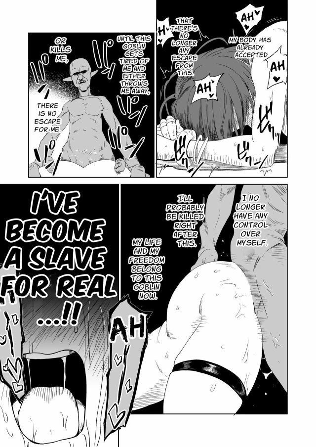 Masochist Knightess Seeking To Be Fucked By Smallfry Gets Goblin-Ganked porn comic picture 95