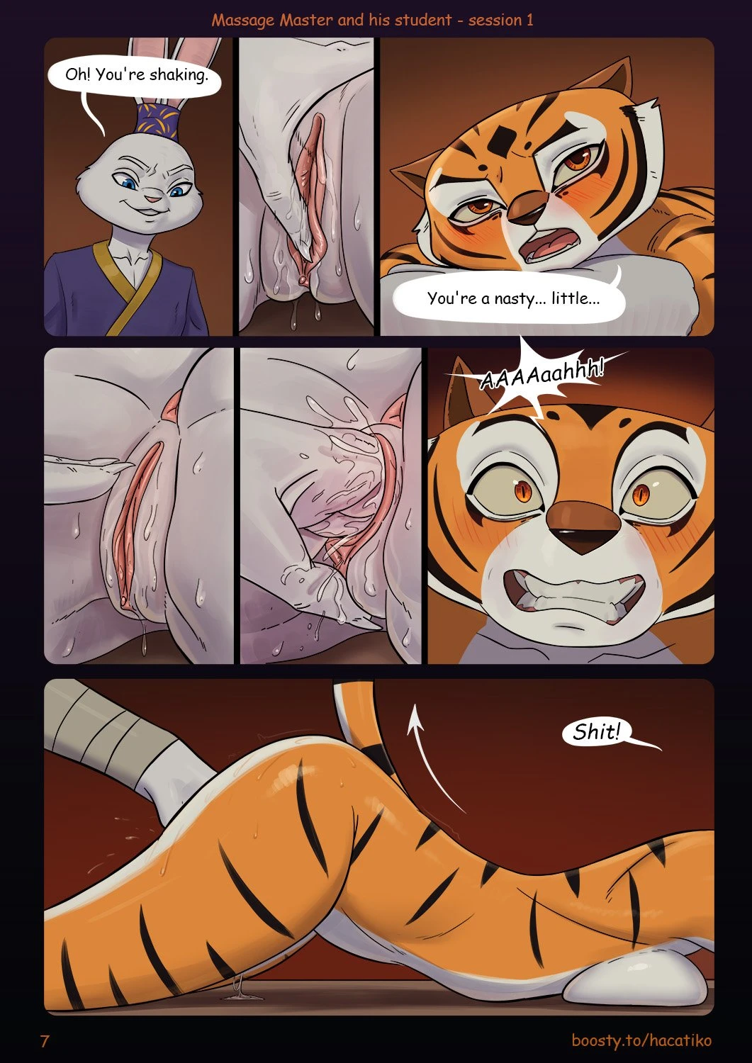 Massage Master and his Student: Session-1 porn comic picture 8