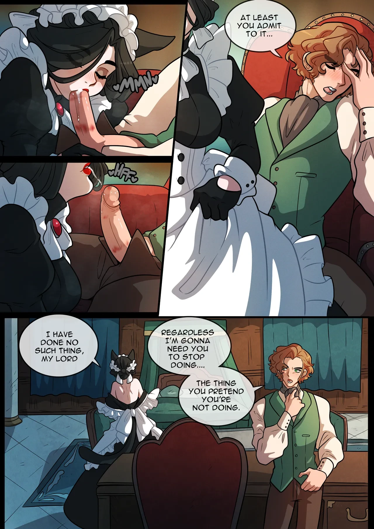 Meddlesome Maids Ch1 porn comic picture 10
