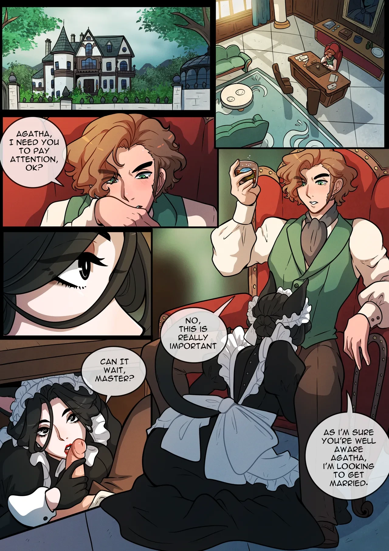 Meddlesome Maids Ch1 porn comic picture 3