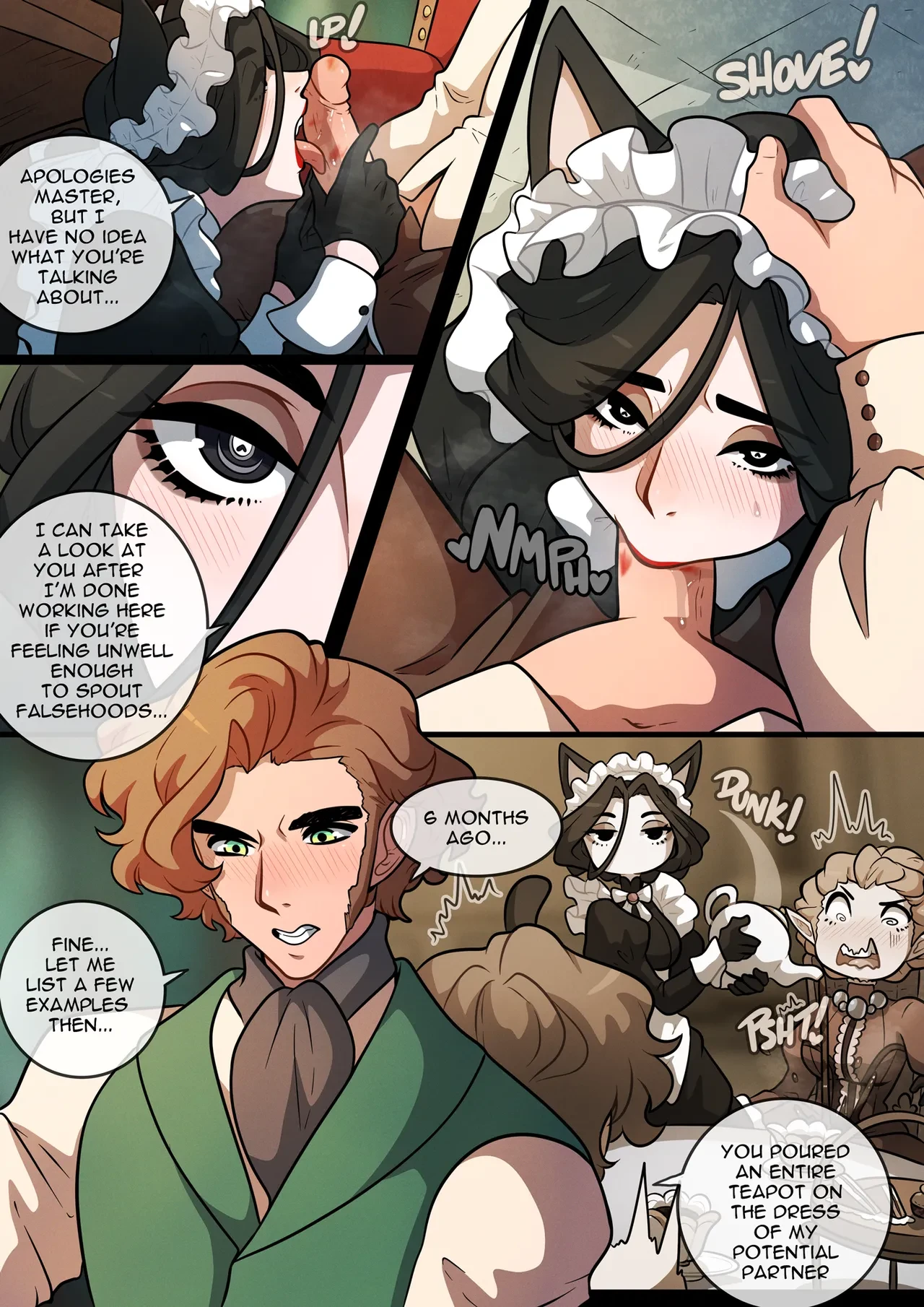 Meddlesome Maids Ch1 porn comic picture 7