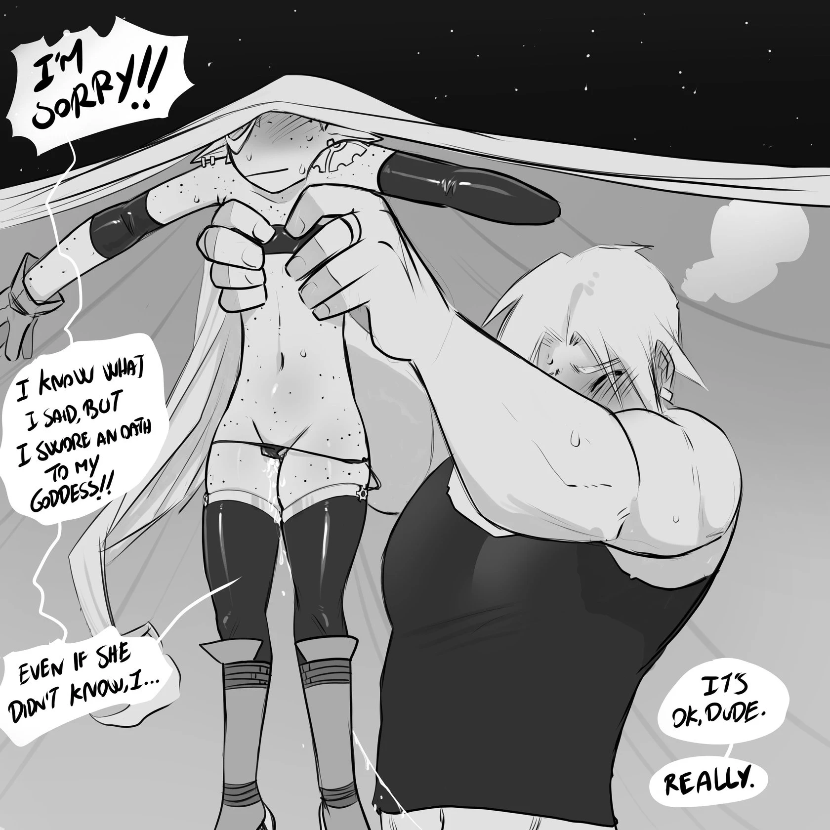 Meeting a New Goddess porn comic picture 30