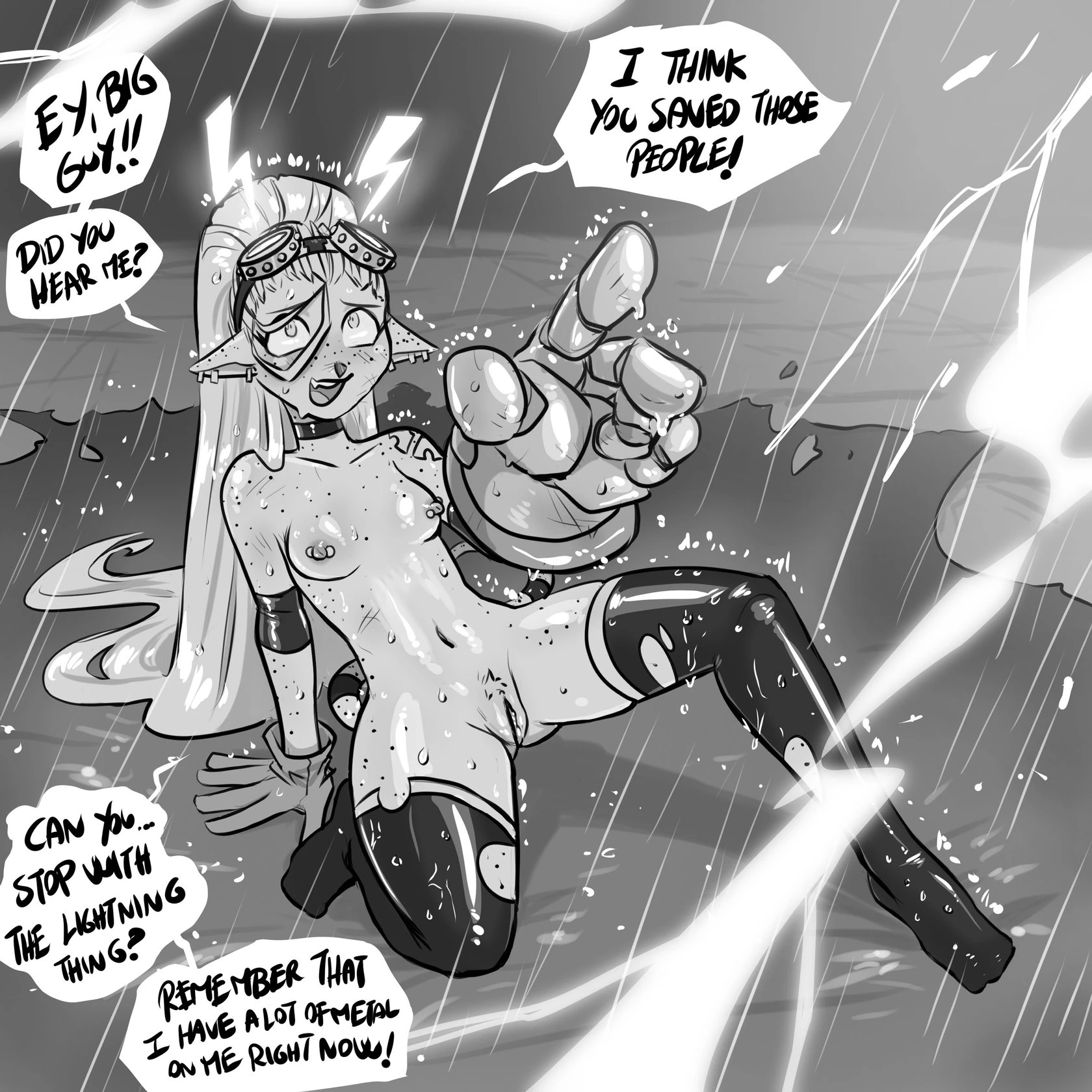 Meeting a New Goddess porn comic picture 67