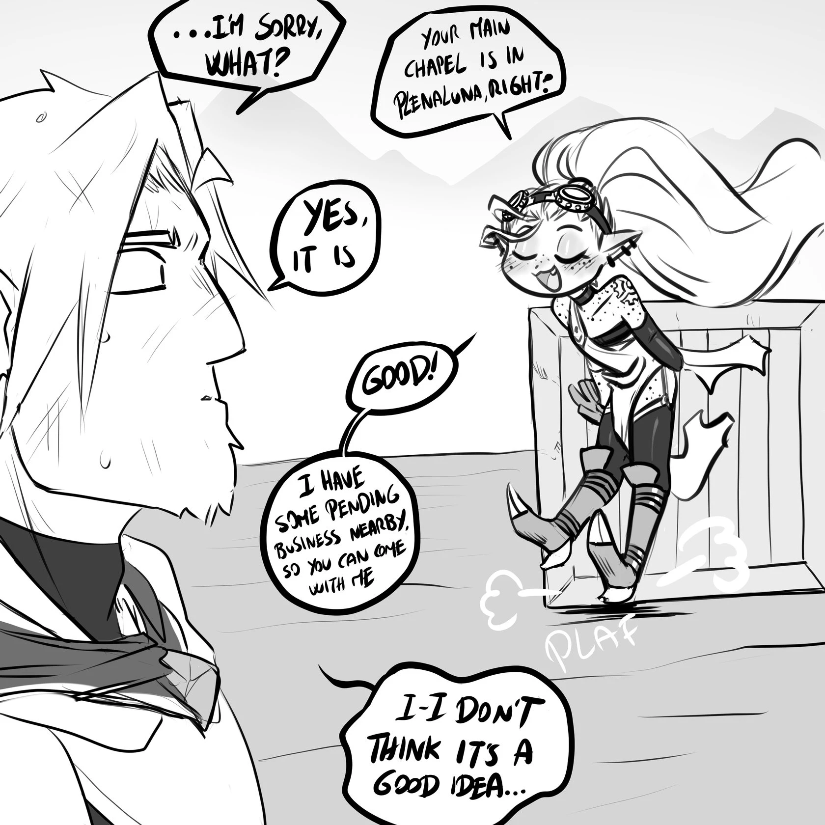 Meeting a New Goddess porn comic picture 77