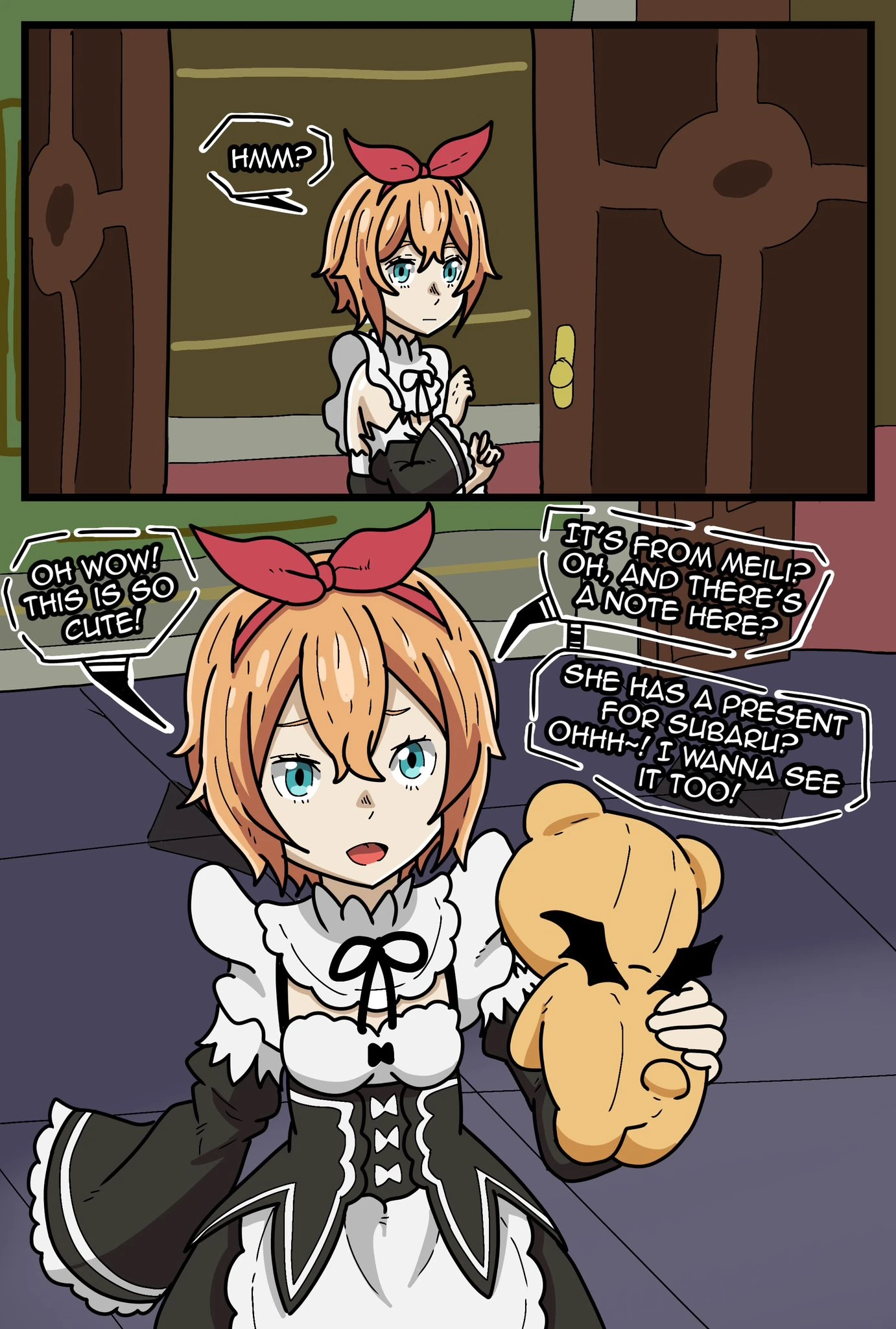Meili's gift porn comic picture 1
