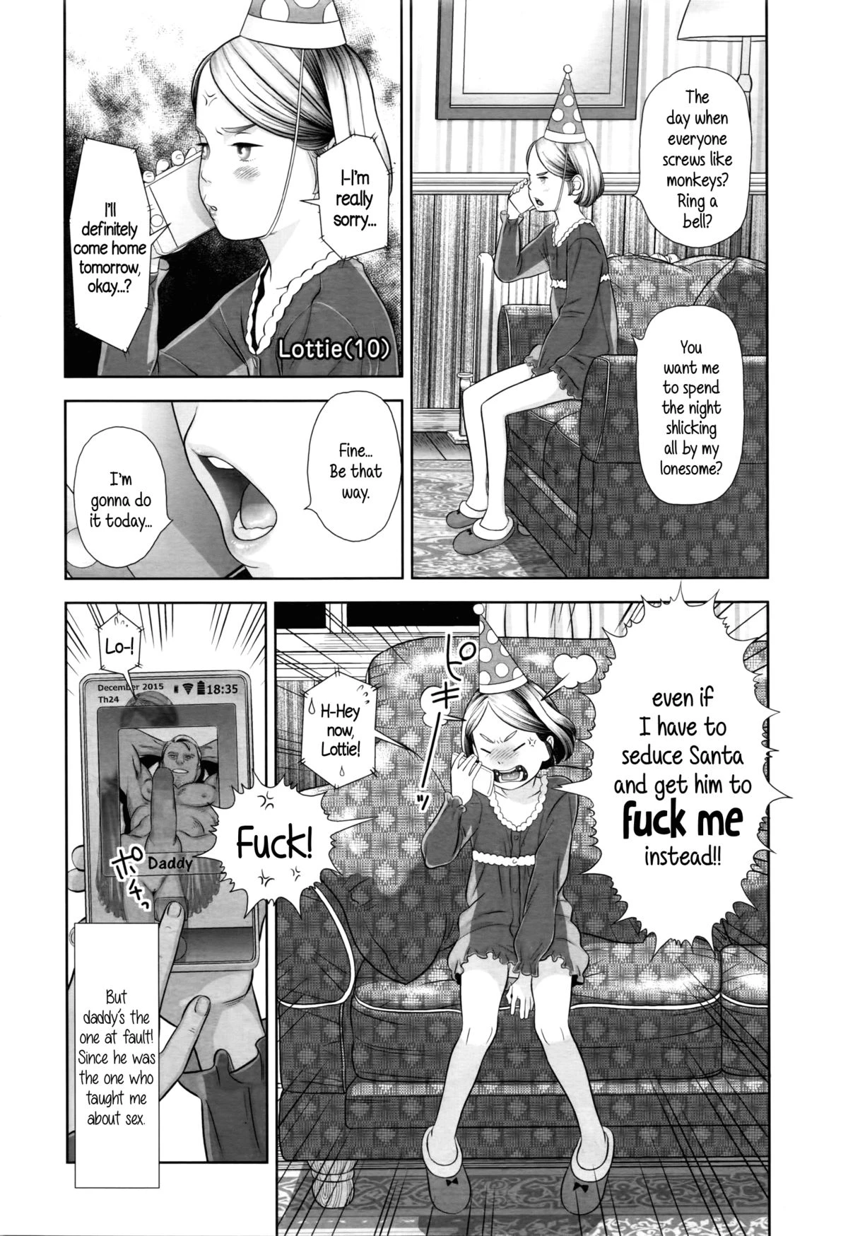 Merry X'mas Lottie porn comic picture 2