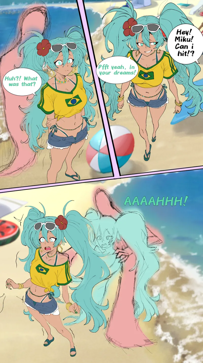 Miku TSF porn comic picture 2