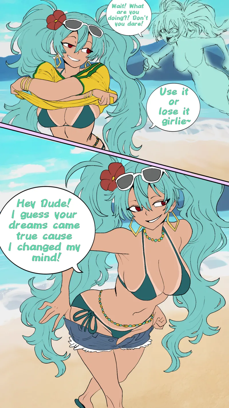 Miku TSF porn comic picture 5
