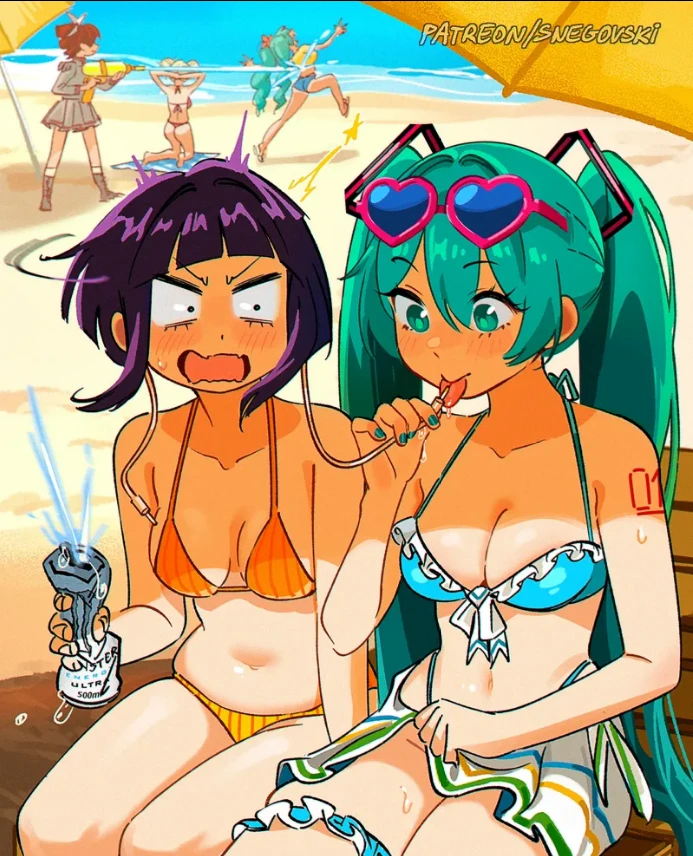 Miku x Jiro porn comic picture 1