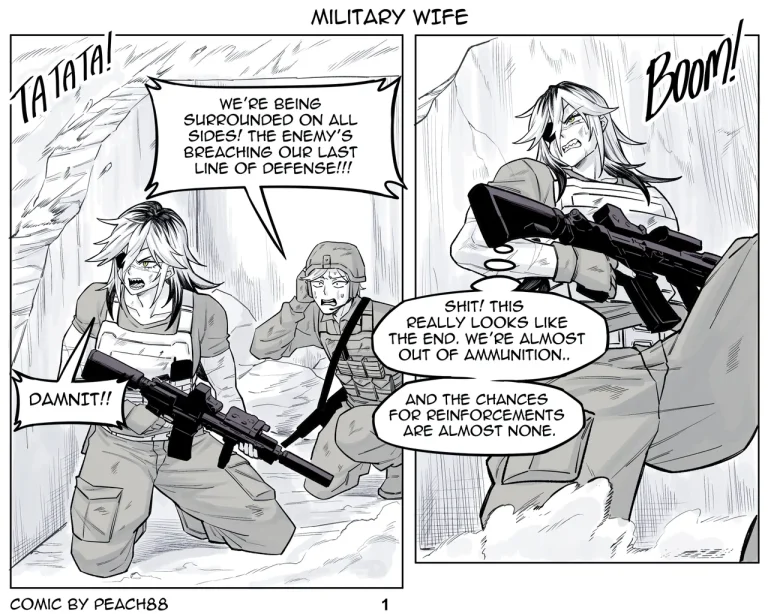 Military Wife porn comic picture 1