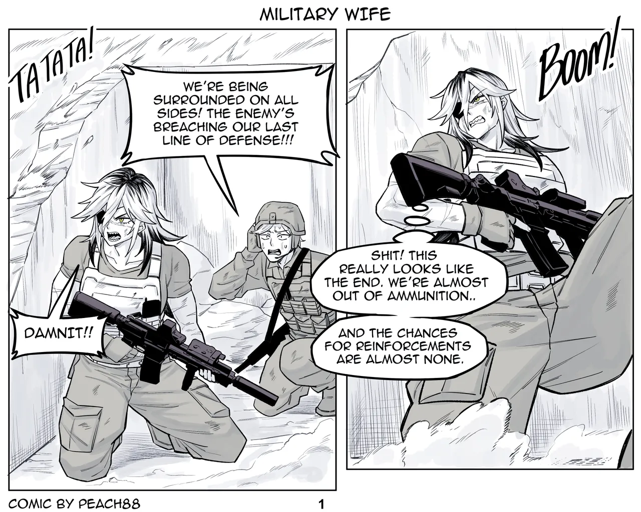 Military Wife porn comic picture 1