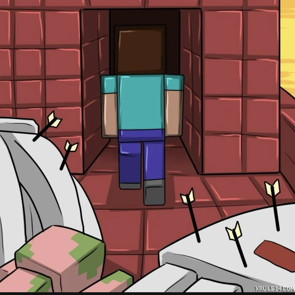 Minecraft all parts porn comic picture 55